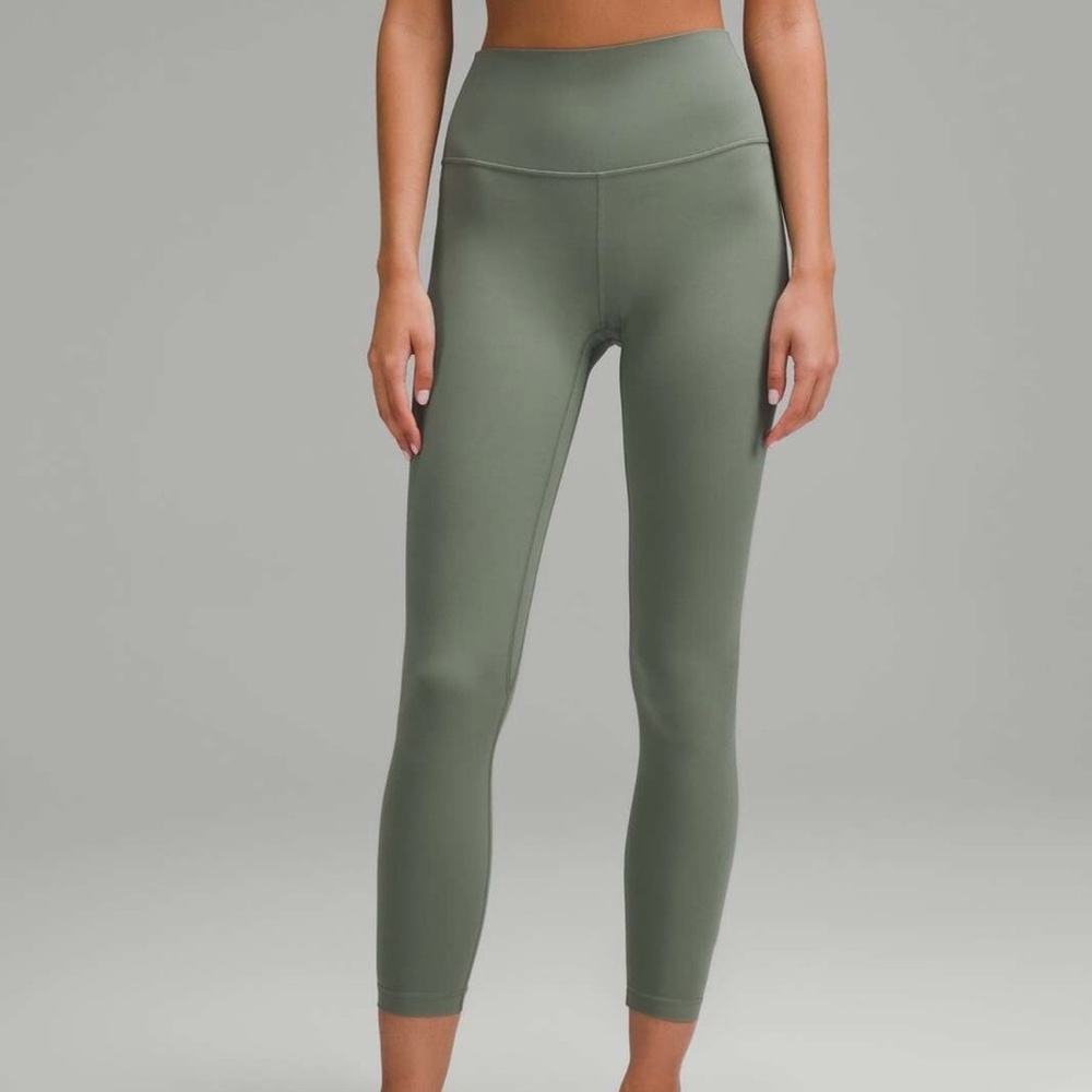 Lululemon Align High-Rise Pant in the color Dark Olive.